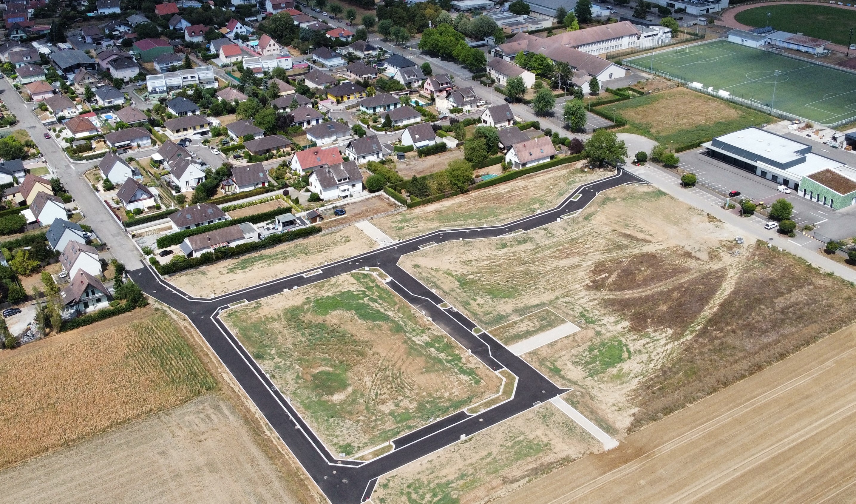 Habsheim lotissement Terre d'Azur Terre et développement aménagements terminés 2