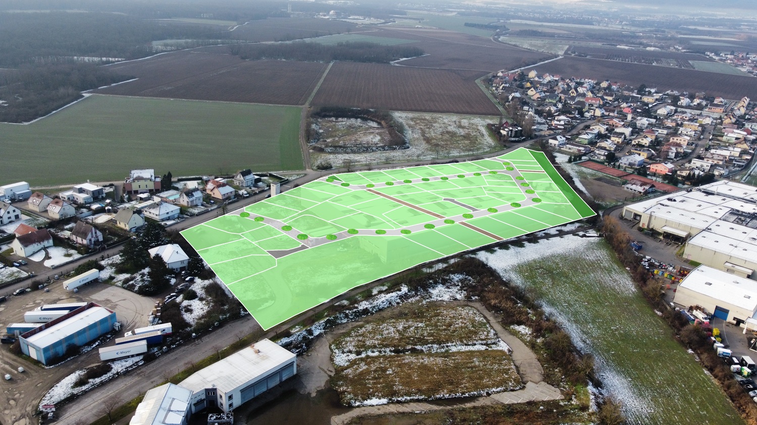 lotissement-terre-et-developpement-terre-du-trefle-ungersheim-parcelles-drone